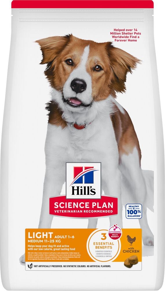 Hill's Science Plan Adult Light - Hondenvoer Hill's Science Plan Adult Light - Hondenvoer