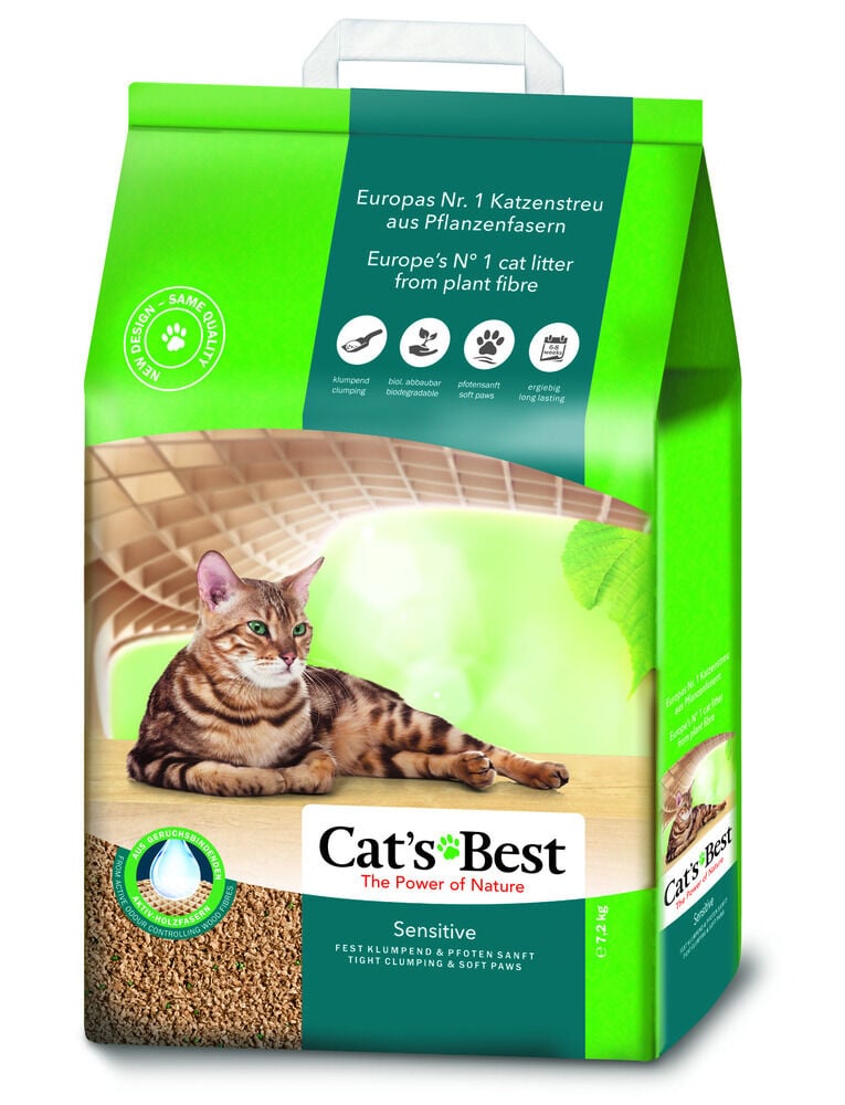 Cat's best Sensitive - Kattenbakvulling - Heel fijn - 20 Liter Cat's best Sensitive - Kattenbakvulling - Heel fijn - 20 Liter