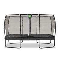 EXIT Allure Premium - Trampoline - Zwart - 244x427 cm