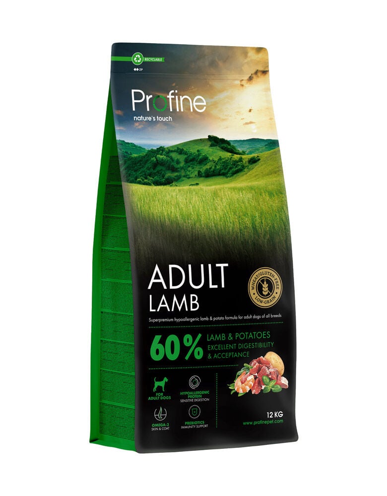 Profine Adult Lamb & Potatoes - Hondenvoer - 12 Kilogram - lam Profine Adult Lamb & Potatoes - Hondenvoer - 12 Kilogram - lam