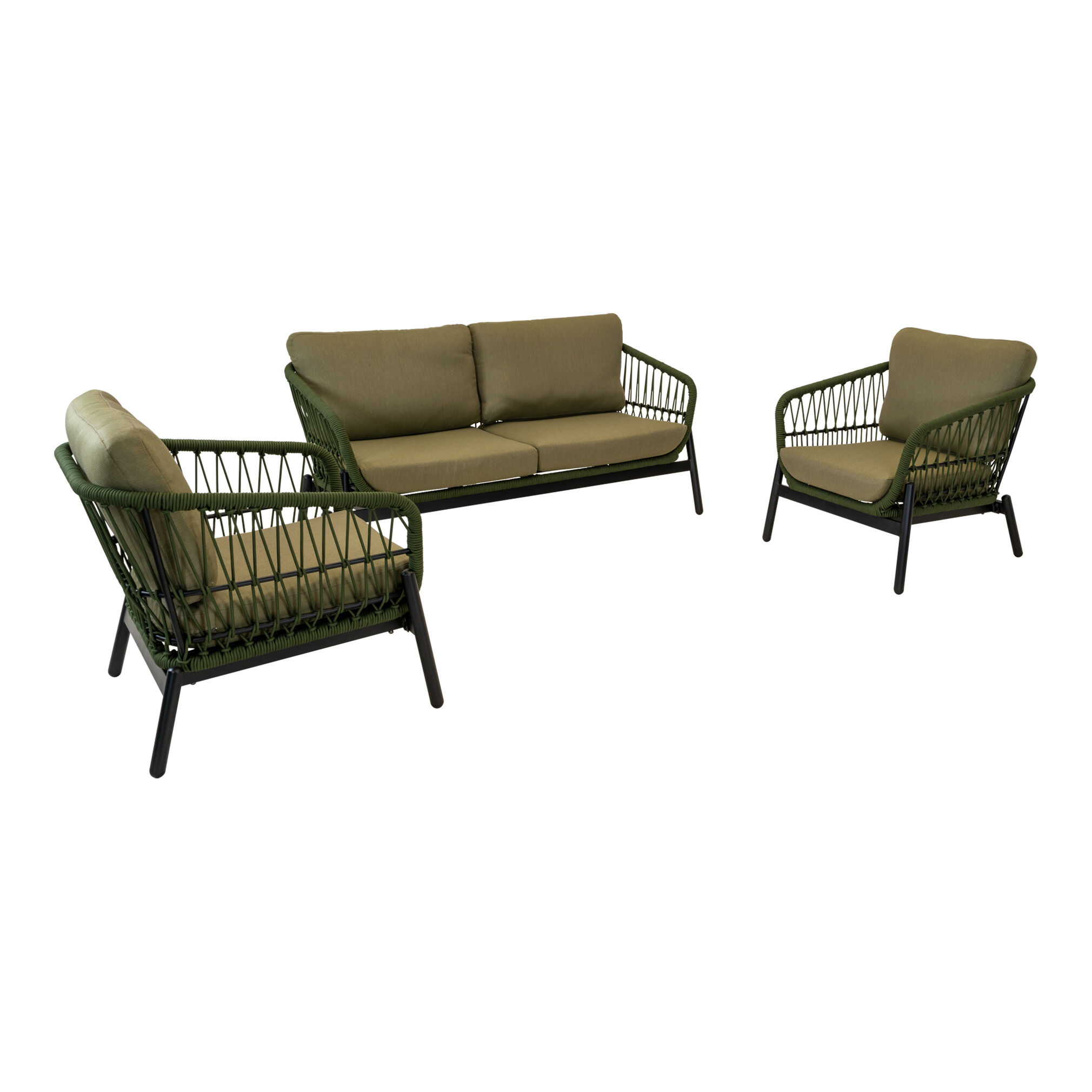 Lesli Living Zavi - Loungeset - 163.5x43x57 cm