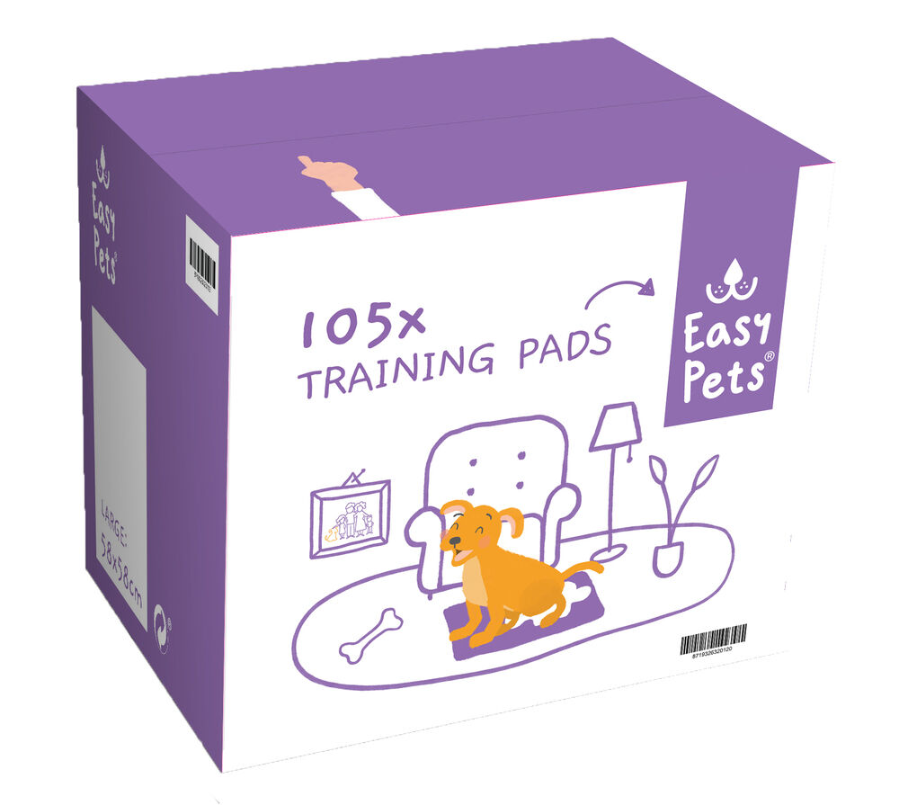 EasyPets Puppy - Trainings pads - 105 Stuks - Wit EasyPets Puppy - Trainings pads - 105 Stuks - Wit