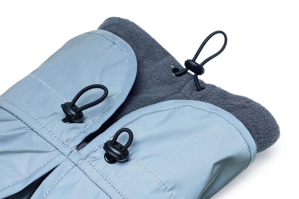 Beeztees Caro reflecterend - Honden regenjas - grijs - M/L