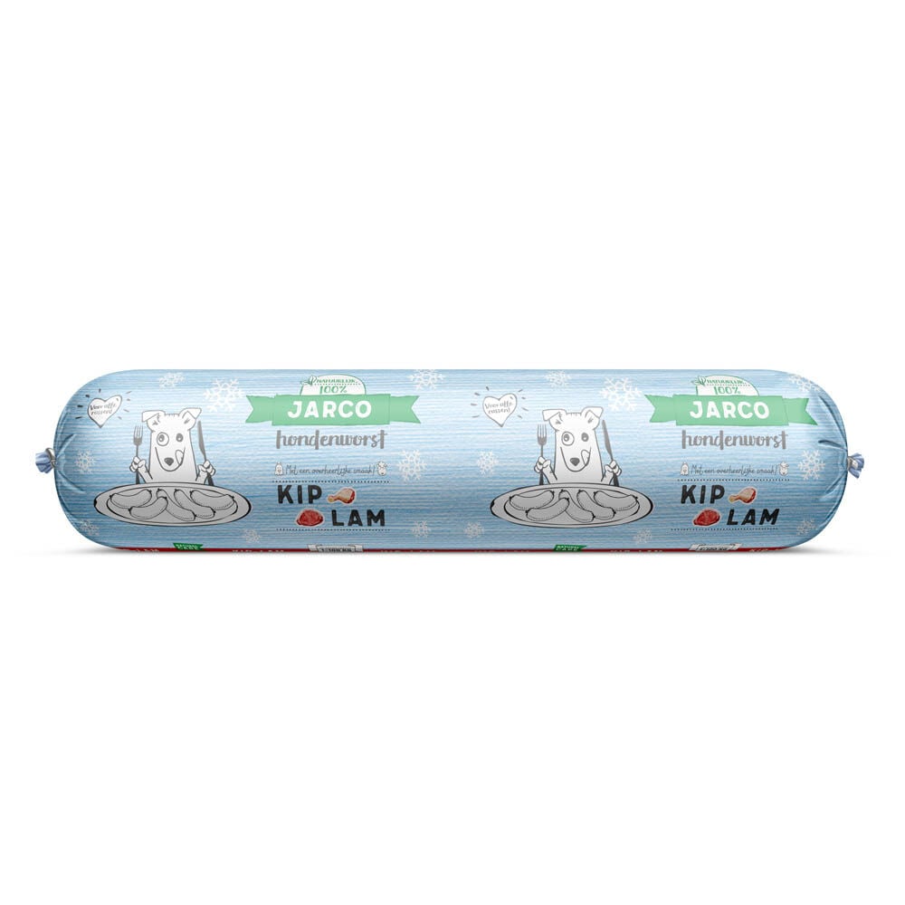 Jarco - Hondenworst - 250 Gram - lam, kip Jarco - Hondenworst - 250 Gram - lam, kip