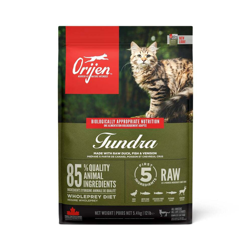 Orijen Whole Prey Tundra Cat - Kattenvoer - 5.4 Kilogram - vis, eend