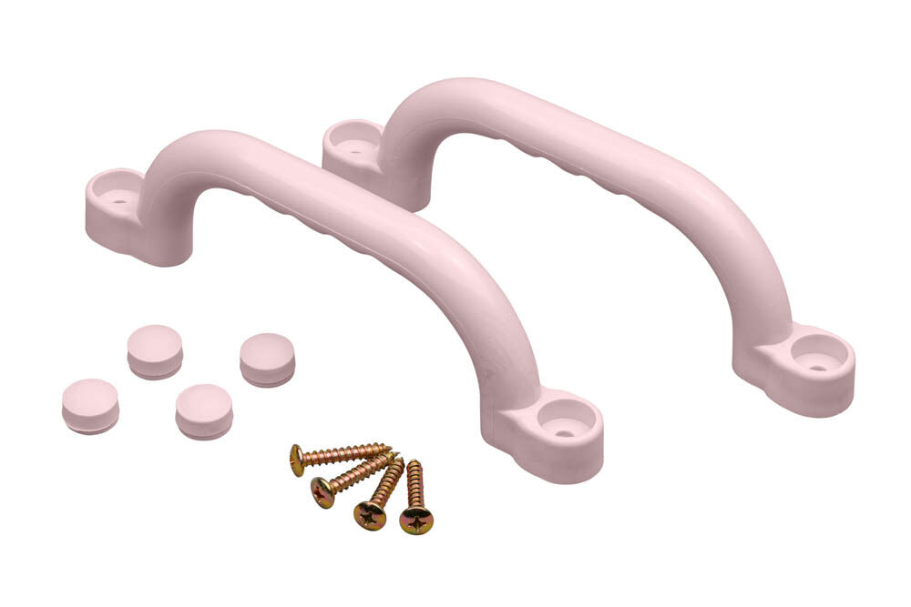 Swing King - Handgreepset - 2 Stuks - Pastel Roze - Kunststof Swing King - Handgreepset - 2 Stuks - Pastel Roze - Kunststof