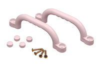 Swing King - Handgreepset - 2 Stuks - Pastel Roze - Kunststof