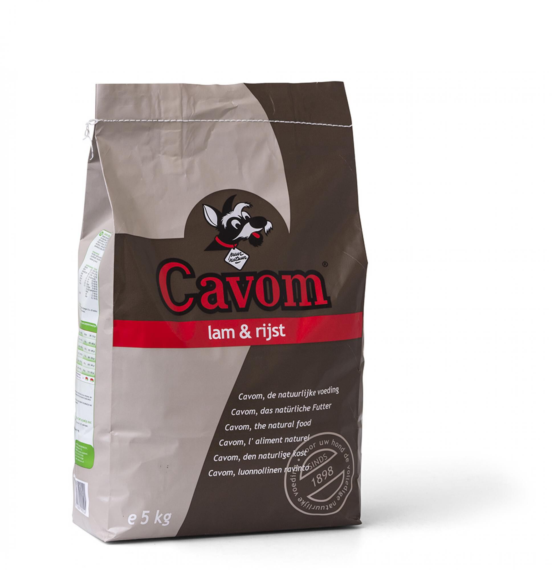 Cavom Compleet Lam & Rijst - Hondenvoer - 5 Kilogram - rijst