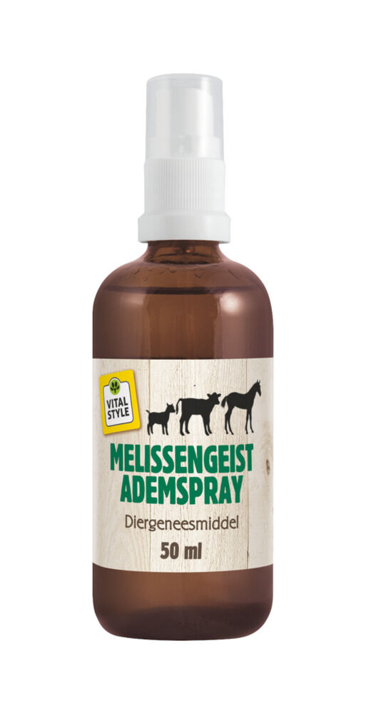 Saluvet Melissengeist Ademspray - Energie stimulans - 50 Milliliter