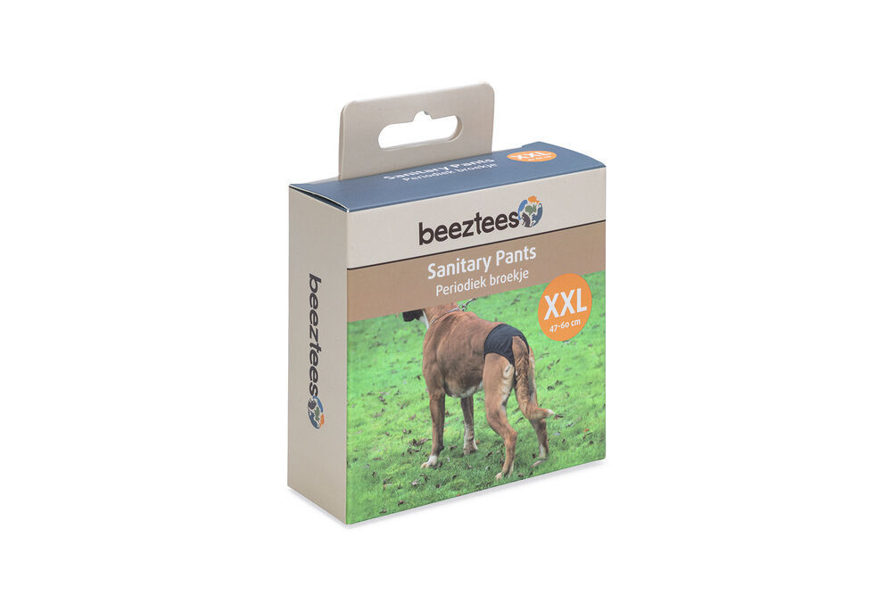 Beeztees - Loopsheidbroekje - Hond - Zwart - 2XL