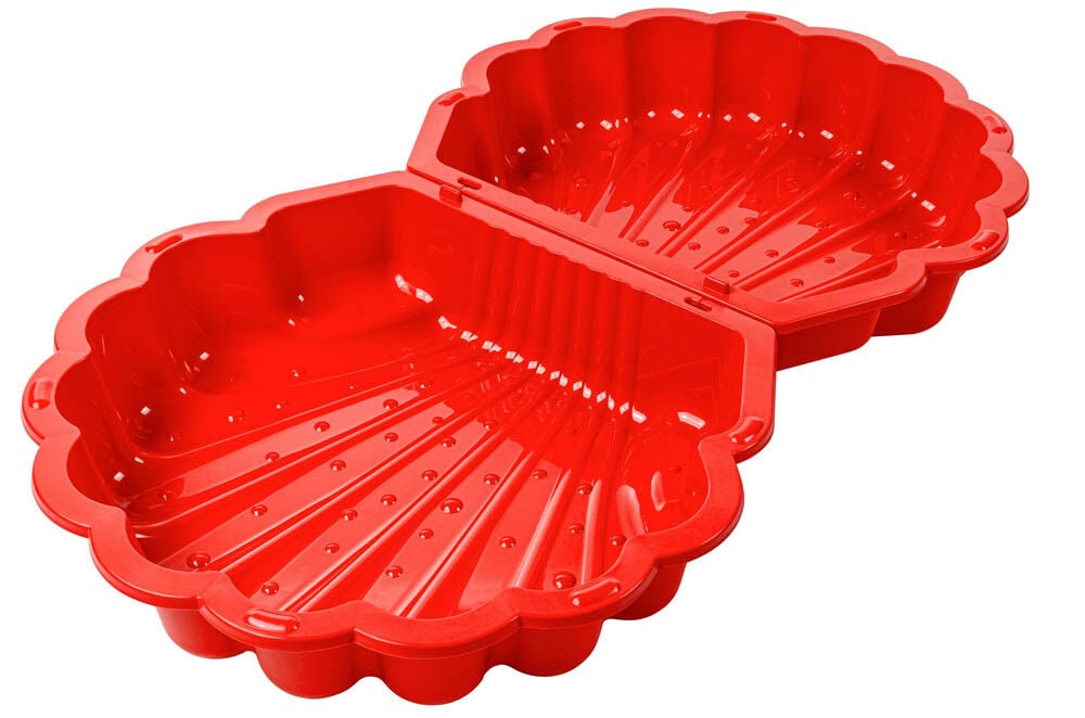 Swing King Schelp - Zandbak - 2.2 Kilogram - Rood - Kunststof