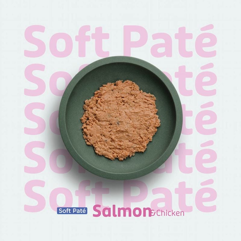 Prins Soft Paté - Kattenvoer - 70 Gram - Zalm & kip