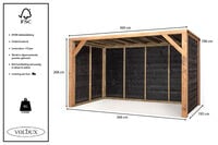 Voldux April - Schuilstal - Zwart