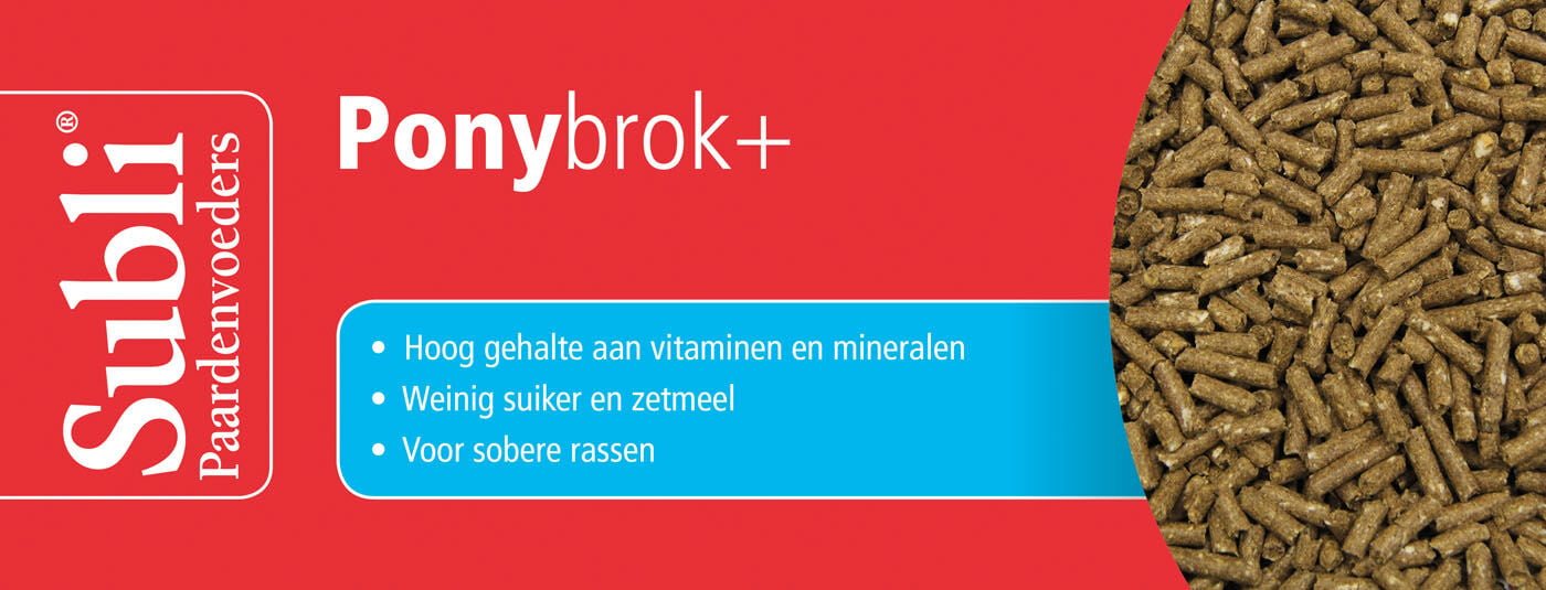 Subli Ponybrok+ - Basisvoeding - 20 Kilogram - Zak
