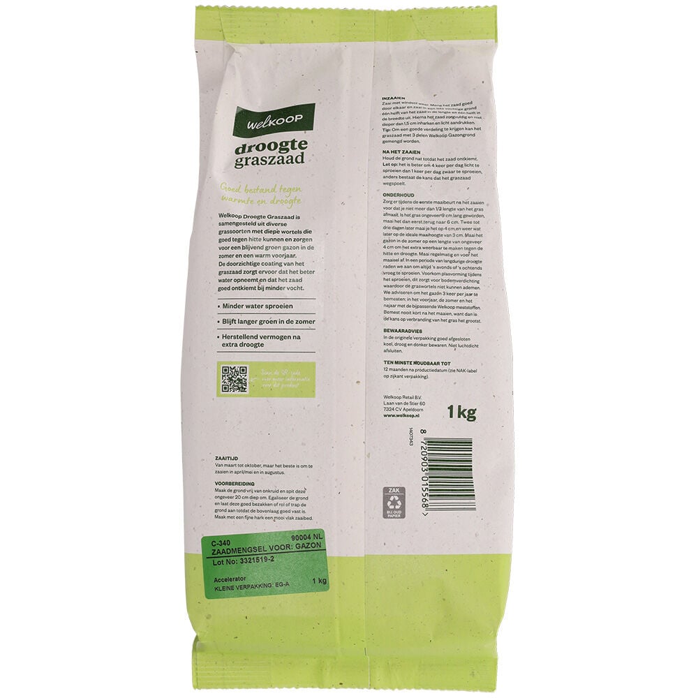 Welkoop - Droogte Graszaad - 30 m2