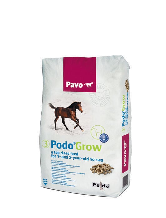 Pavo Podo Grow - Fokkerij - Paardenvoer - 20 Kilogram - Zak