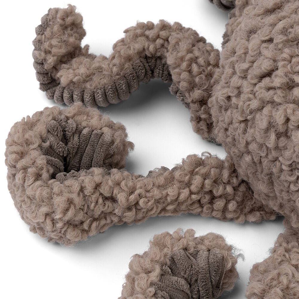 District 70 Squid Pluche - Knuffel - Hondenspeelgoed - Taupe - 20x13x13 cm - 1 maat