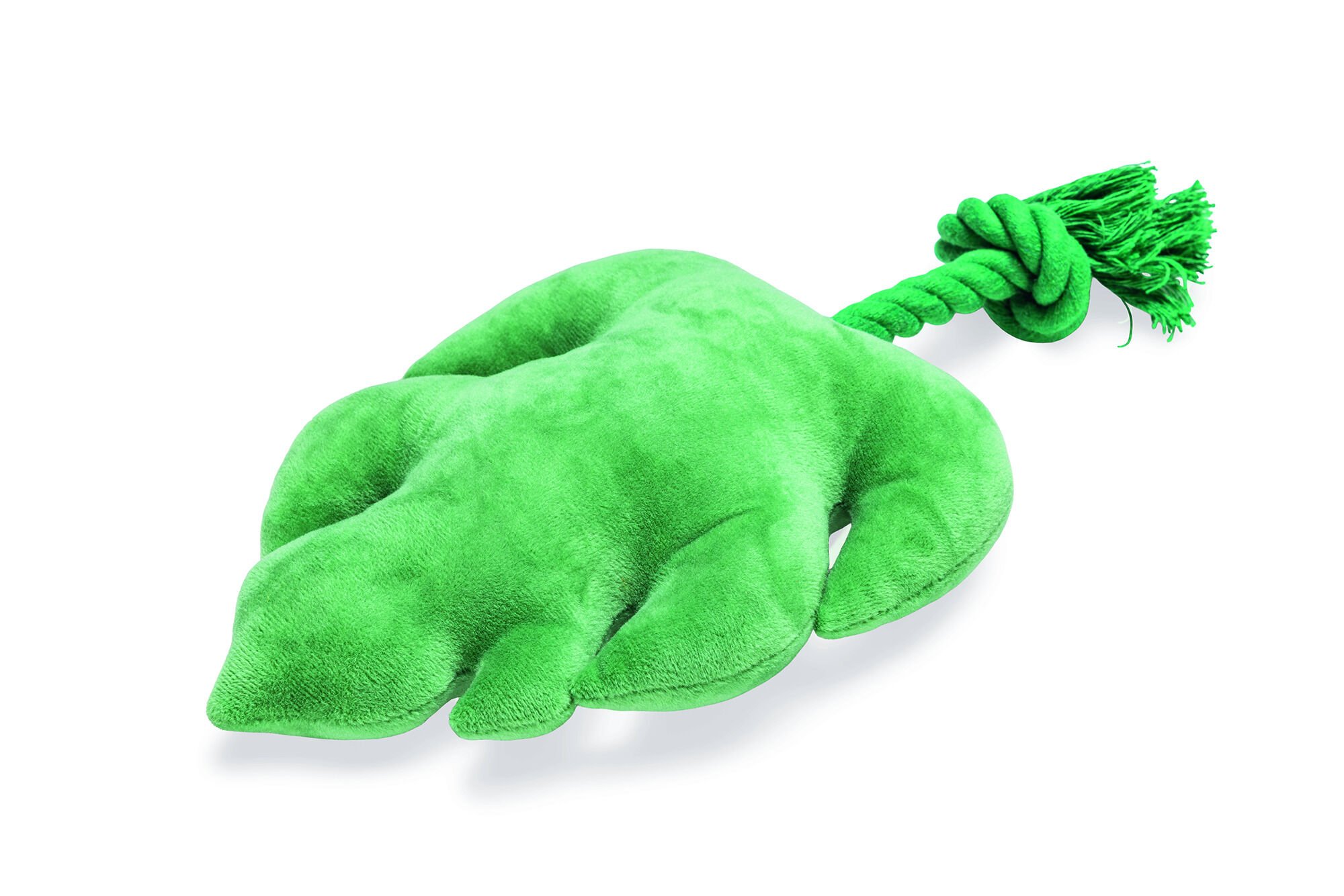 Beeztees Jungle Blad - Pluche Knuffel - Flostouw - Hondenspeelgoed