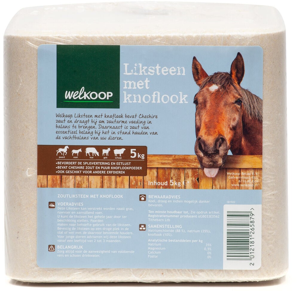 Welkoop Liksteen Knoflook - 5 Kilogram Welkoop Liksteen Knoflook - 5 Kilogram
