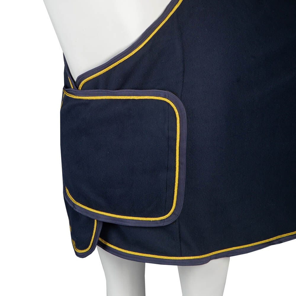 Horka Zweetdeken - met Ornament - Blauw/Goud - 125/175