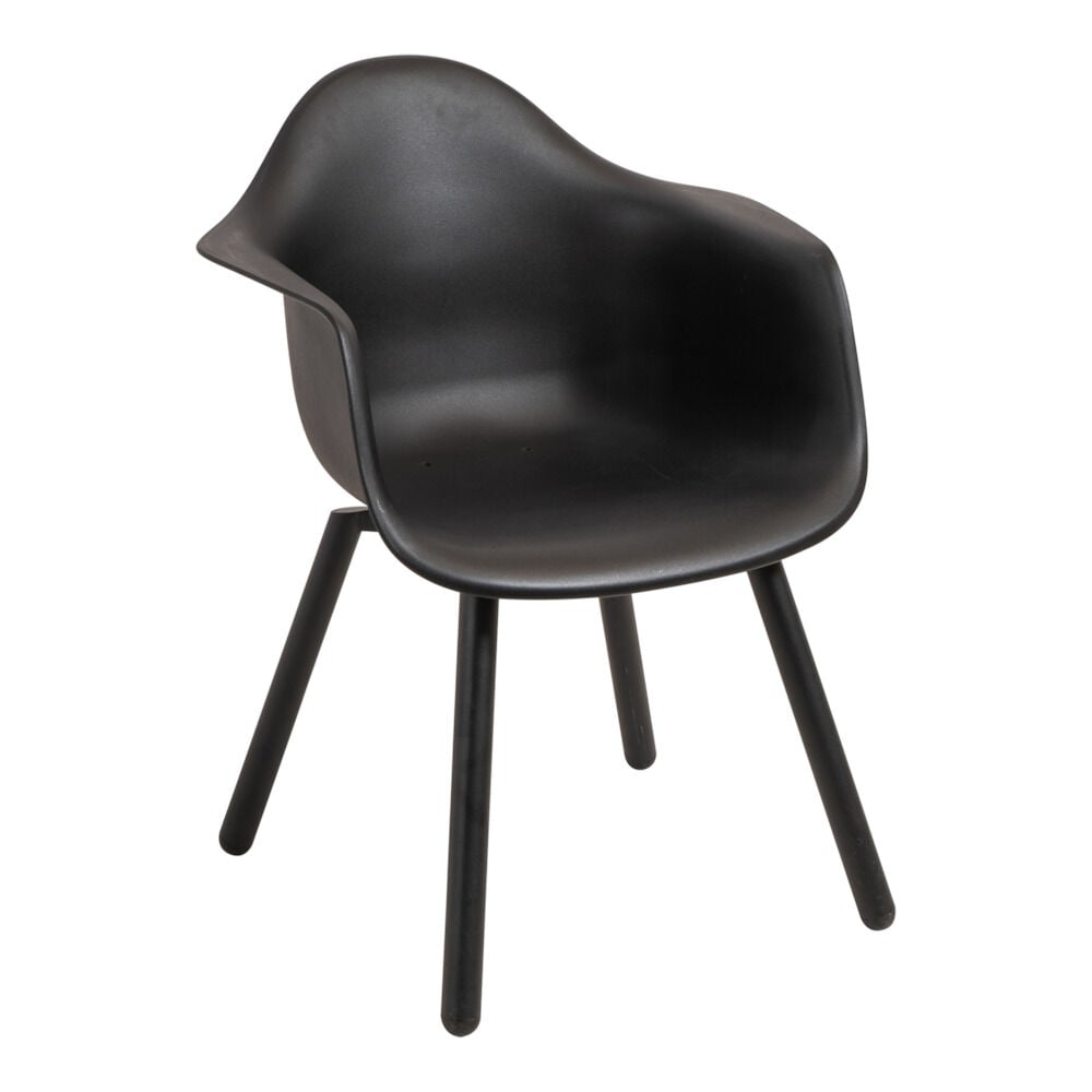 Lesli Living Montreux - Tuinstoel - Zwart - 1x44x63 cm Lesli Living Montreux - Tuinstoel - Zwart - 1x44x63 cm