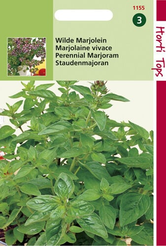 Hortitops Marjolein Origanum vulgare (Oregano)/Rosebloeiend/O.Vulgare - Kruidenzaden