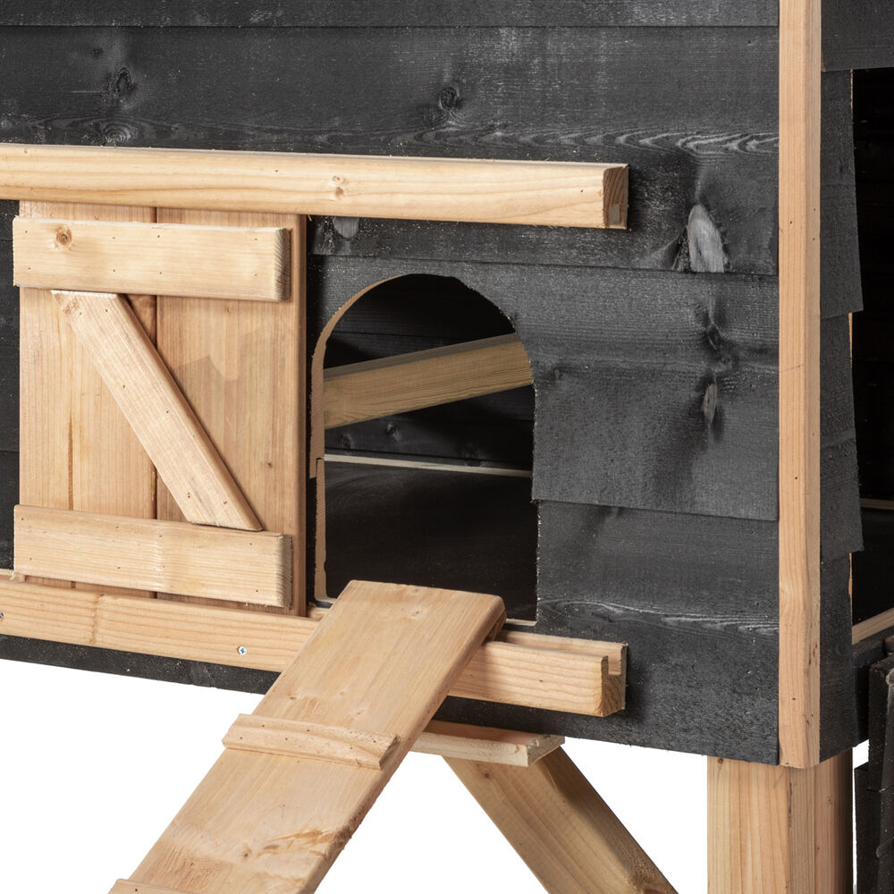 Voldux Jens XL - Kippenhok - Naturel/zwart