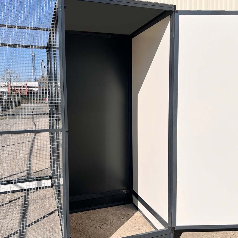 Glorenza Noor - Kattenren met sluis - Antraciet - 187x190x224 cm