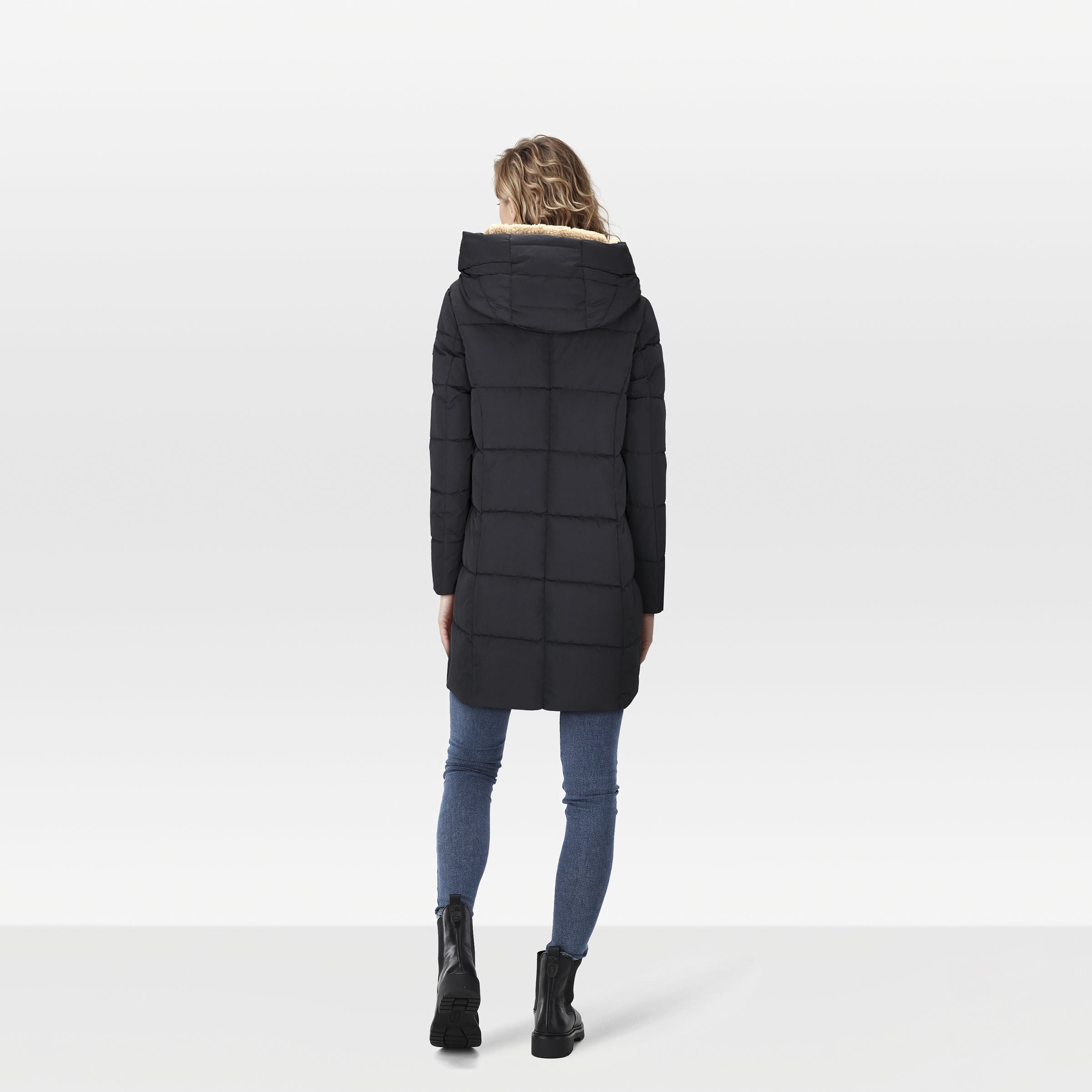 Veleste Chevel - Jas - Donkerblauw