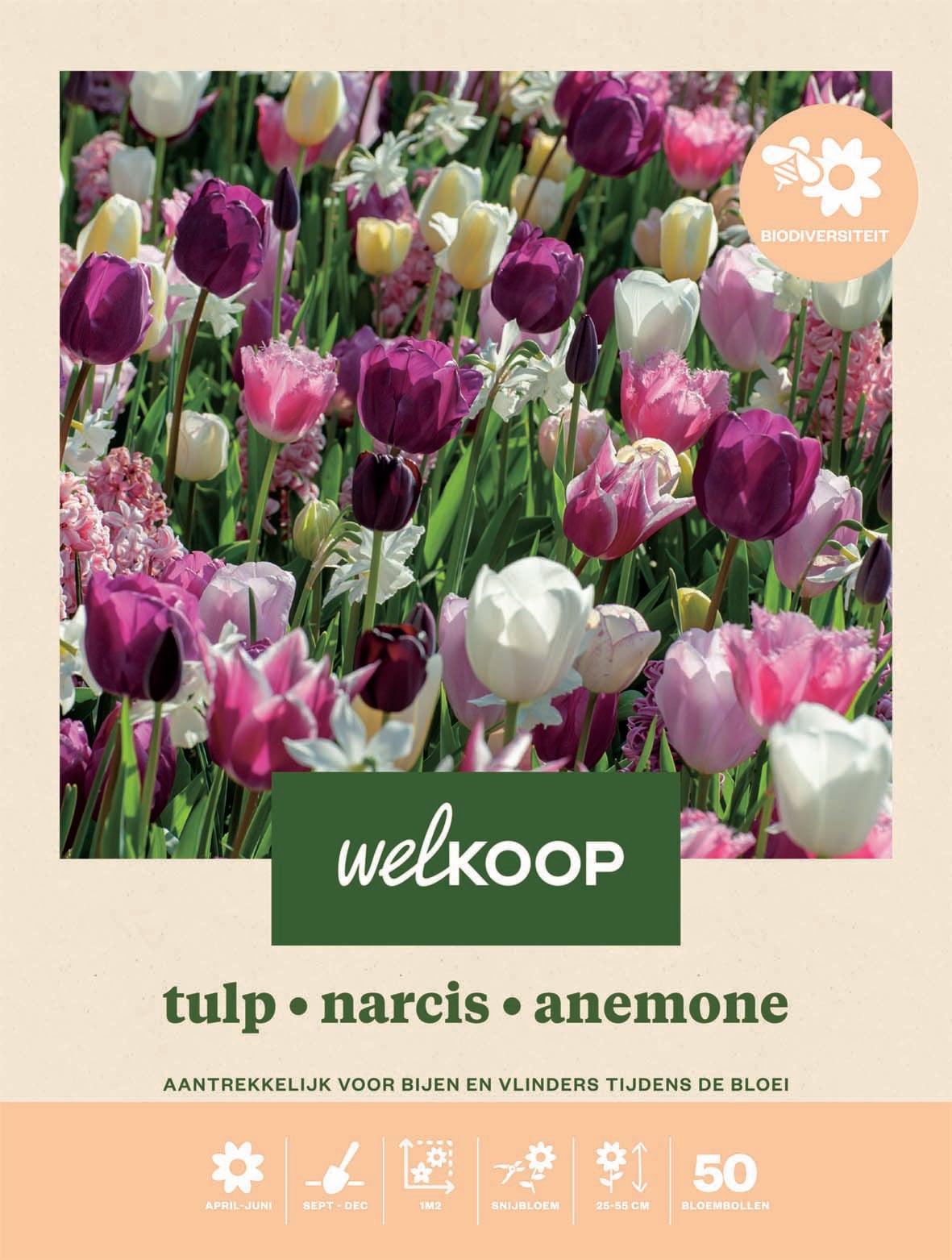 Welkoop Tulp Narics Anemone - Biodiversiteit - Bloembollen