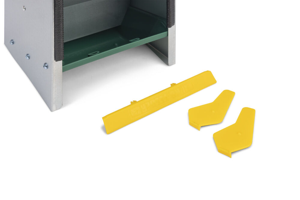 Kippen - Voerbak - Met gesloten bodem - Zilver