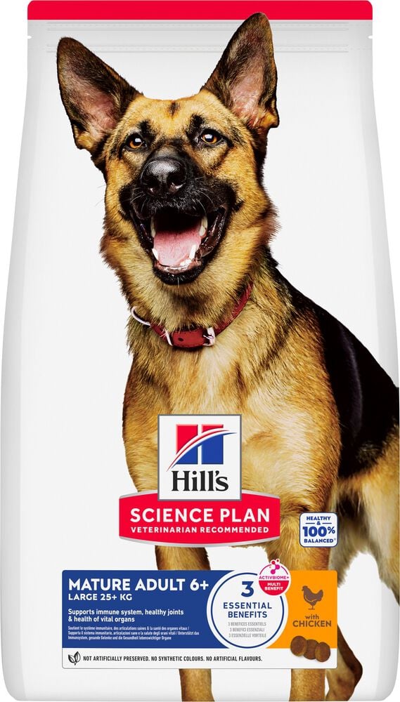 Hill's Science Plan Mature Adult 5+ Active Longevity - Hondenvoer Hill's Science Plan Mature Adult 5+ Active Longevity - Hondenvoer