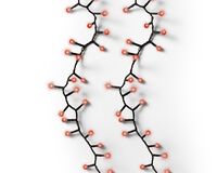 Lumineo Cherry Compact Twinkle - Kerstboomverlichting - 350 - 750 cm - 150 cm