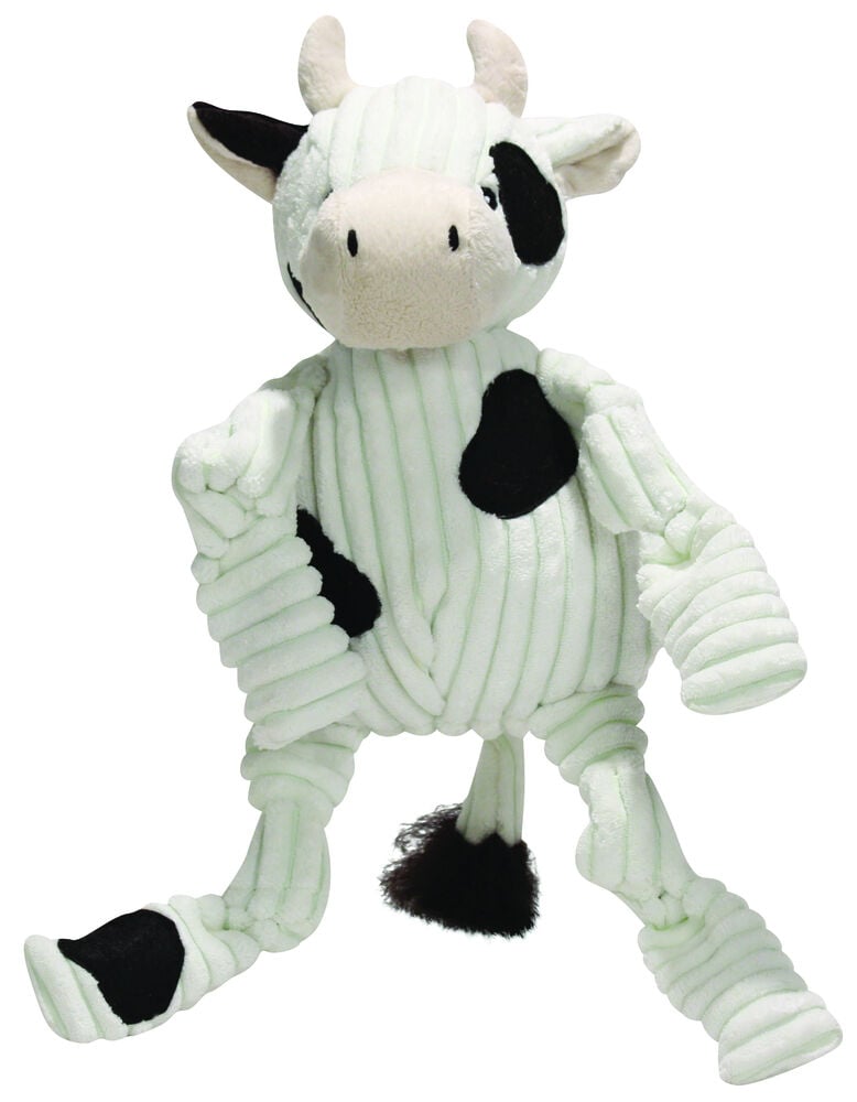Huggle Hounds Koe - Knuffel - Hondenspeelgoed - Zwart, Wit - 1x1x20 cm - XL Huggle Hounds Koe - Knuffel - Hondenspeelgoed - Zwart, Wit - 1x1x20 cm - XL