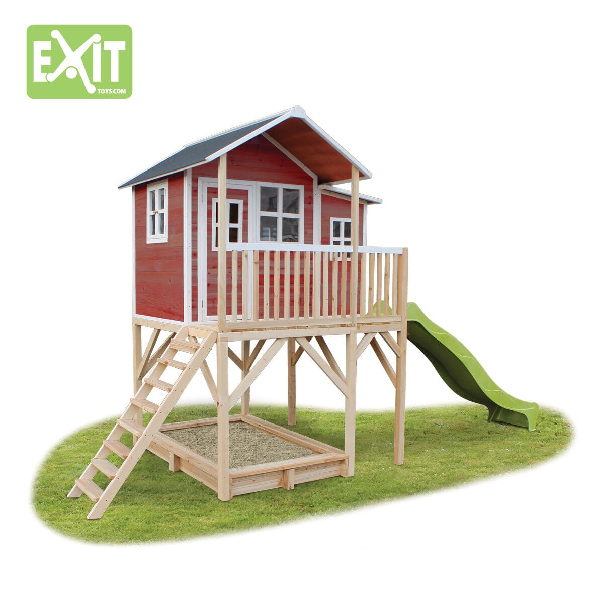 EXIT Loft 750 - Speelhuisje - Rood - Hout