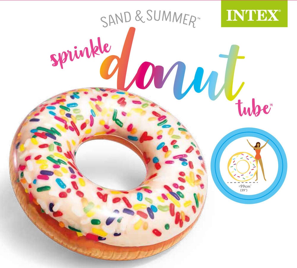 Intex Donut - Zwemband - wit - 99 cm