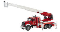 Bruder Mack Granit brandweerladderwagen incl. waterpomp 1:16 - Vrachtwagens & auto's