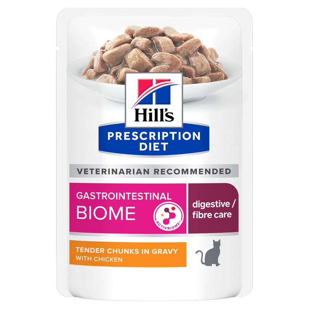 Hill's Prescription Diet Gastrointestinal BIOME - Kattenvoer - 85 Gram - kip Hill's Prescription Diet Gastrointestinal BIOME - Kattenvoer - 85 Gram - kip