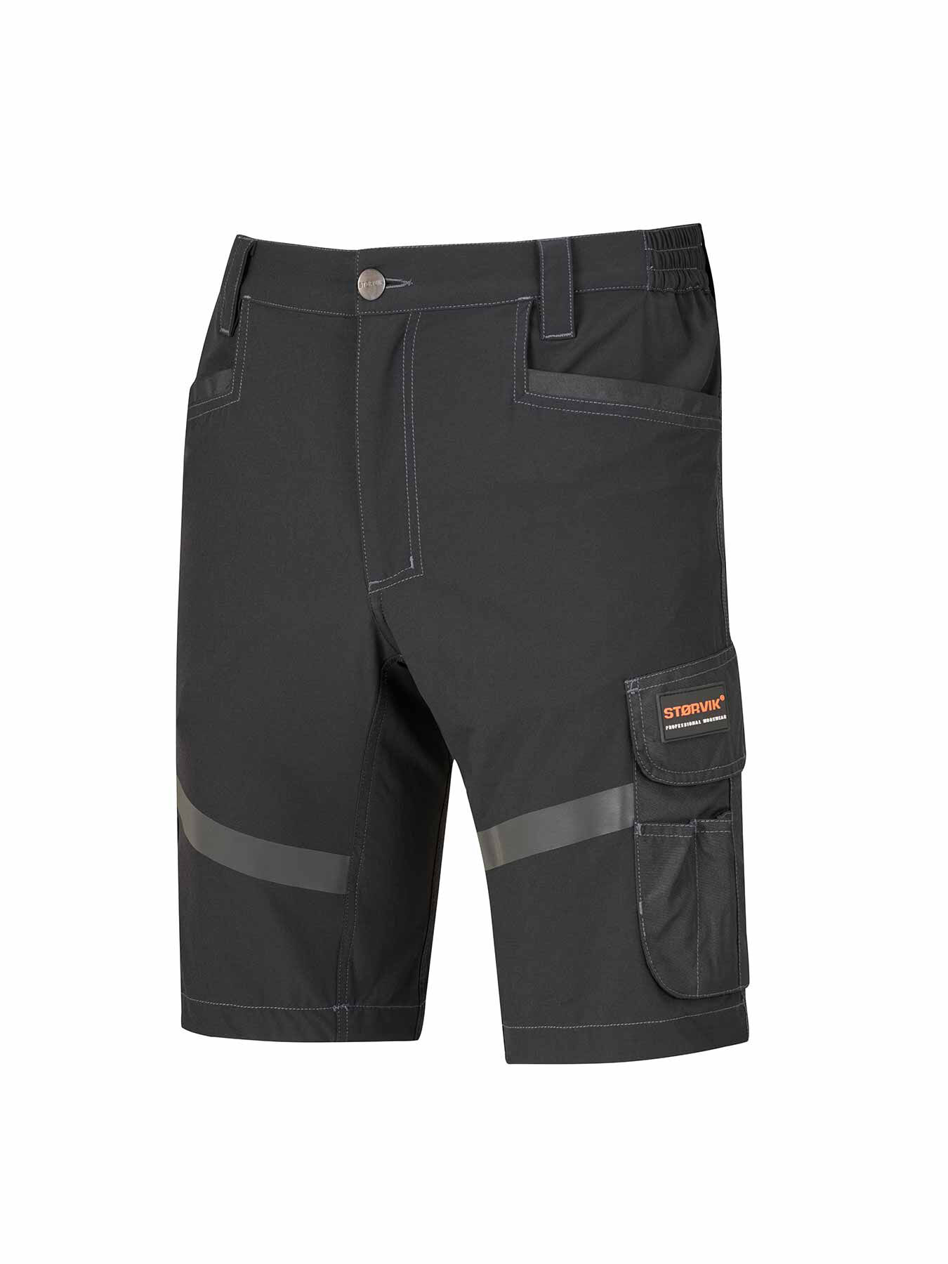 Störvik Stijn - Korte werkbroek - Zwart - XL Störvik Stijn - Korte werkbroek - Zwart - XL