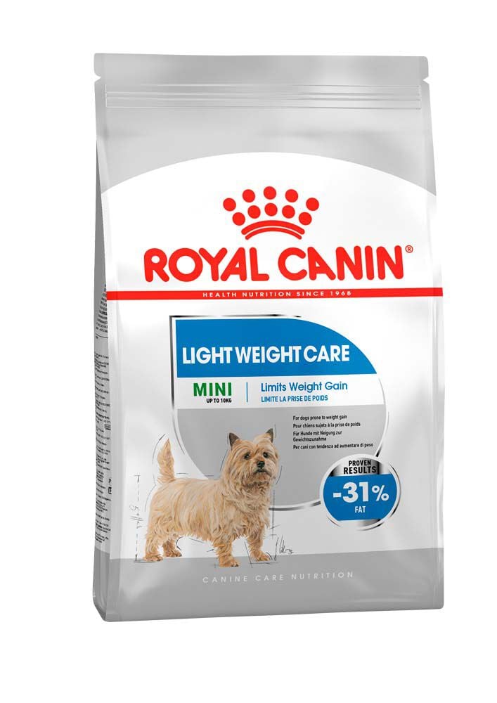 ROYAL CANIN Light Weight Mini - Hondenvoer - 8 Kilogram - gevogelte ROYAL CANIN Light Weight Mini - Hondenvoer - 8 Kilogram - gevogelte
