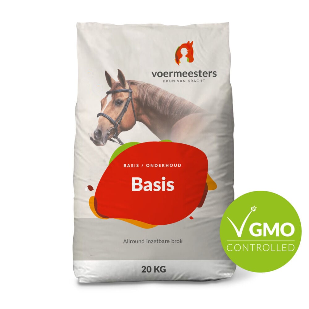 Voermeesters Basis - Basisvoeding - 20 Kilogram - Zak