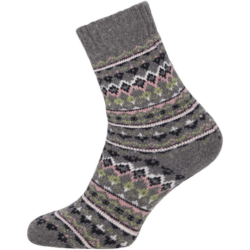 Welkoop Print - Sokken - Grijs - 35-38