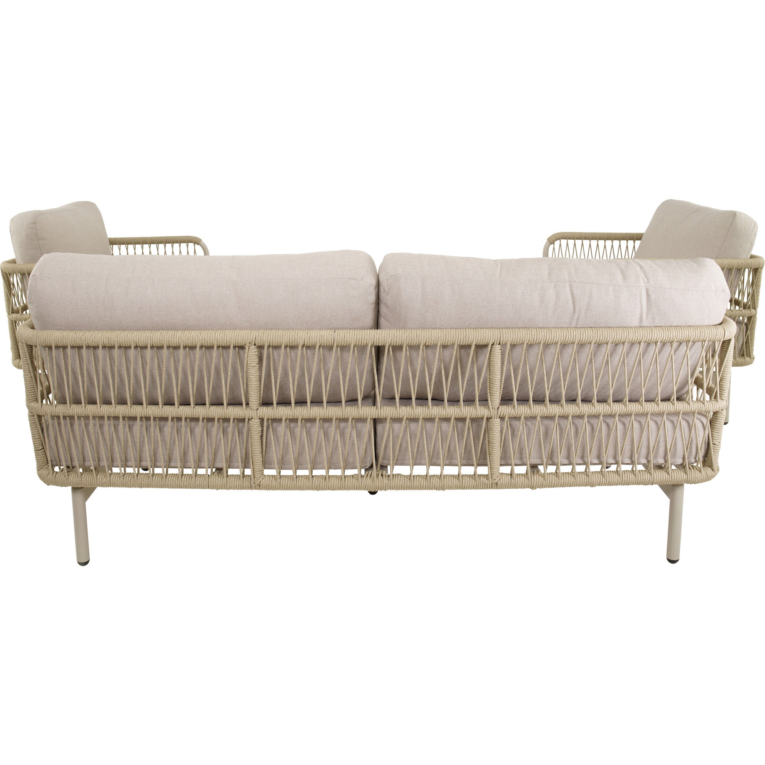 Lesli Living Akiro - Loungeset - Beige - 66x75x179 cm