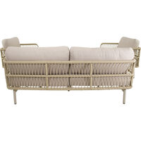 Lesli Living Akiro - Loungeset - Beige - 66x75x179 cm