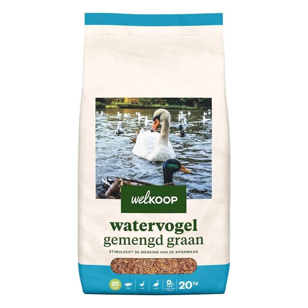 Welkoop Gemengd graan - Watervogelvoer - 20 Kilogram Welkoop Gemengd graan - Watervogelvoer - 20 Kilogram