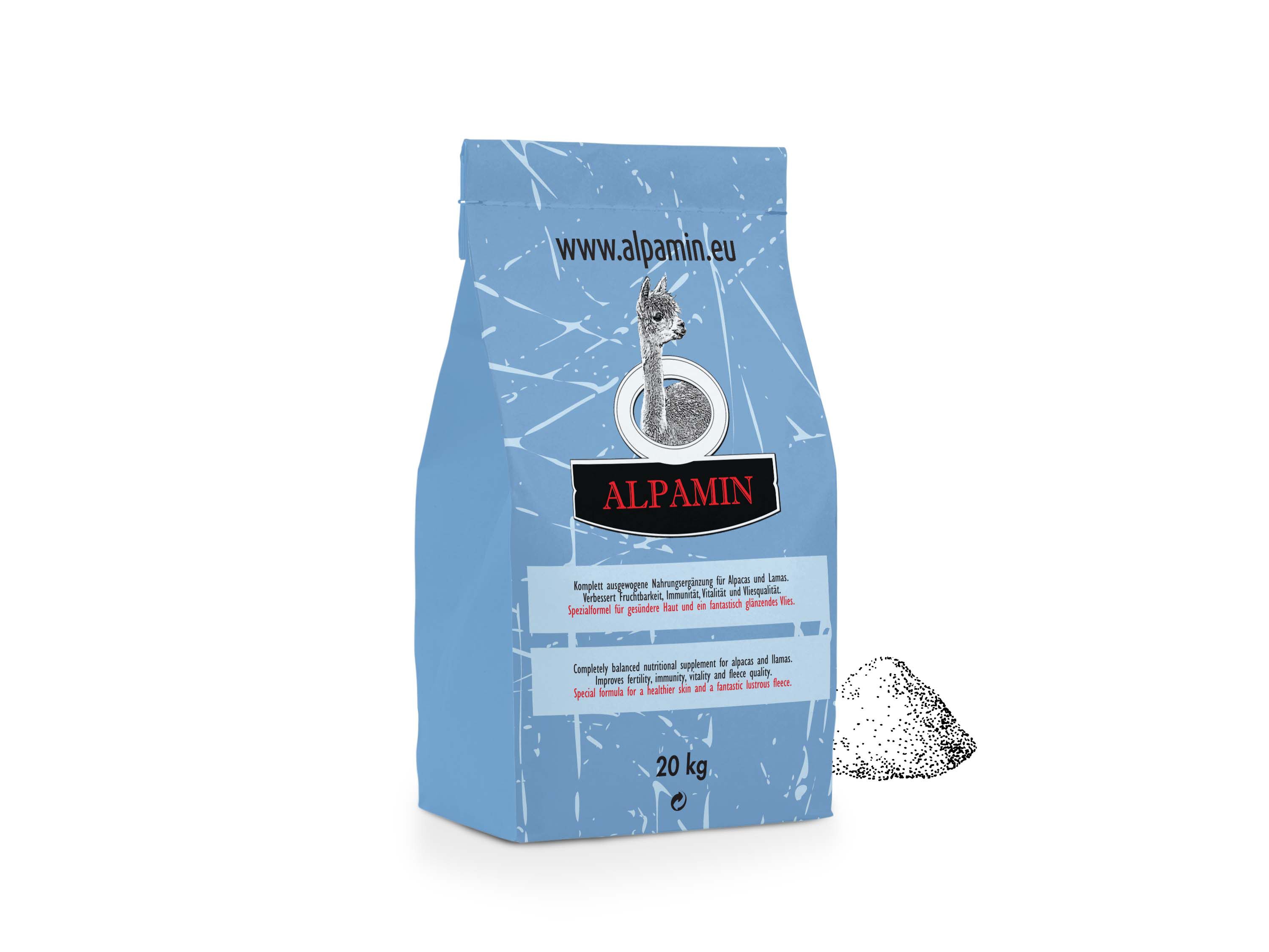 Alpamin Alpacakorrel - Alpacavoer - 20 kg