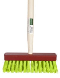 Welkoop Kinderbezem - Bezems - Kindertuingereedschap - 20 cm - Rood - 75 cm