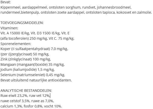 BARFmenu Natuurlijk Koudgeperste brok - Hondenvoer - 15 Kilogram - kip, rund