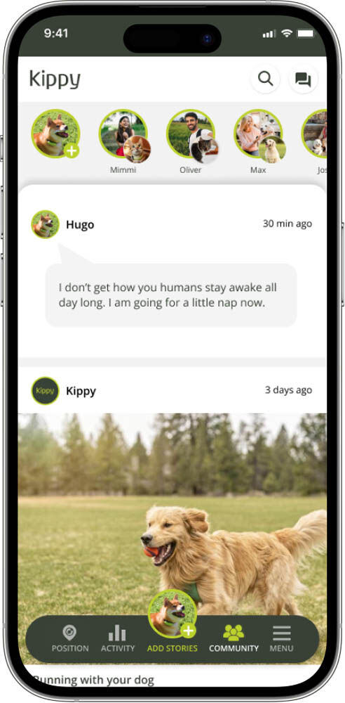 Kippy Dogg - GPS tracker Hond - Groen