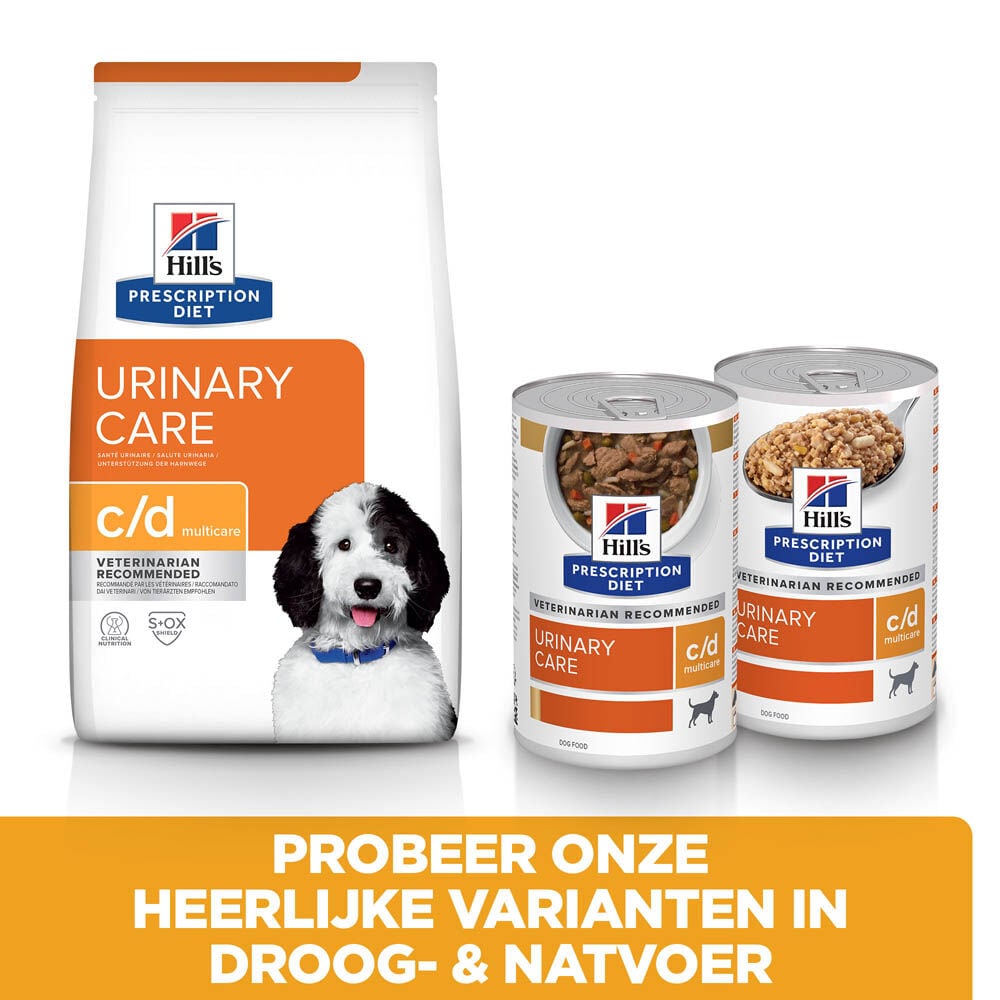 Hill's Prescription Diet Urinary Care c/d - Hondenvoer - 0.37 Kilogram - kip